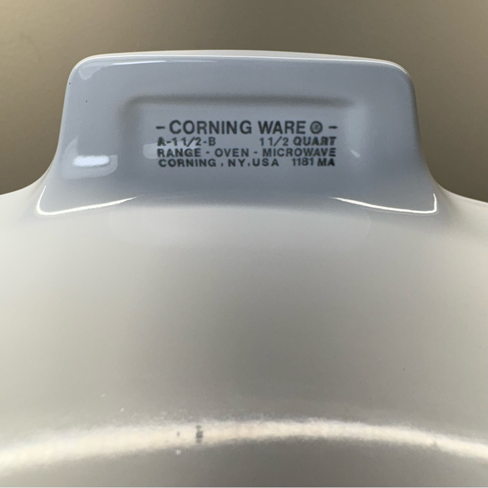 Vintage CorningWare A-1 1/2-B Le Persil La Sauge 1.5 qt Spice of Life with Lid - Picture 4 of 5